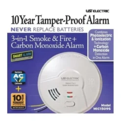 Usi Electric® Direct Wire Smoke And Carbon Monoxide Combo Alarm With Battery -Generic Luxor Shop 109862 AlternateImageView UNI Lg