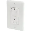 Hubbell 15 Amp 125 Volt Duplex Arc Fault Circuit Interrupter Receptacle (White)