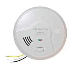 Usi Electric® Photoelectric Smoke And Fire Alarm, Hardwired, 10 Year, Case Of 6