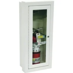 Potter-Roemer® Alta Steel Semi-Recessed Fire Extinguisher Cabinet, White -Generic Luxor Shop 126490 v AlternateImageView Lg