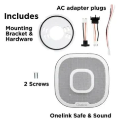 First Alert® Onelink® Wi-Fi Safe And Sound Smoke/co Alarm W/ Alexa -Generic Luxor Shop 126537 w LeftView Lg