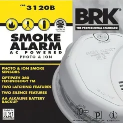First Alert® Brk® Hardwired Dual Sensor Smoke Alarm -Generic Luxor Shop 127098 InthePackageView UNI Lg