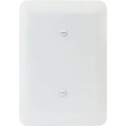 Titan3 1-Gang Maxi Smooth Blank Wall Plate (White)