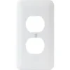 Titan3 1-Gang Wrinkle Duplex Wall Plate (25-Pack) (White)