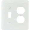 Titan3 2-Gang Princess Metal Toggle/duplex Wall Plate (10-Pack) (White)