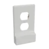 Westek 1-Gang Plastic Duplex Usb Wall Plate W/ Nightlight (White)