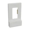 Westek 1-Gang Plastic Usb Decora Duplex Wall Plate (White)