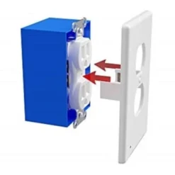 Westek Lumicover Core Classic Wall Plate W/ Nightlight (White) -Generic Luxor Shop 133093 w DetailedProductView6 Lg