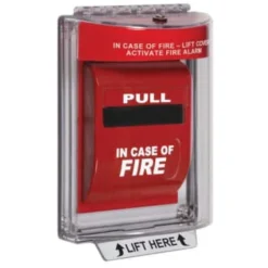 Safety Technology Fire Alarm Universal Stopper With Horn, Flush Mount