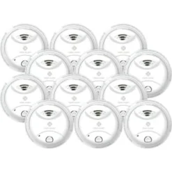 First Alert® Brk® 10 Year Lithium Battery-Operated Smoke Alarm, Package Of 12 -Generic Luxor Shop 164538 v CompositeImage Lg