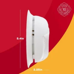 First Alert® Brk® 10 Year Lithium Battery-Operated Smoke Alarm, Package Of 12 -Generic Luxor Shop 164538 w DetailedProductView5 Lg