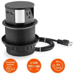 Link2home Space Saver Pop Up Outlet 10w Fast Induction Charger With Type-C Usb -Generic Luxor Shop 212978 DetailedProductView1 Lg