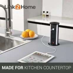 Link2home Automatic Pop Up With 10w Induction Wireless Charger, 3 Power, 2 Usb -Generic Luxor Shop 212980 DetailedProductView10 Lg