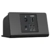 Teleadapt Mediahub Uhd Desktop With Bluetooth, Two Usb Ports,black