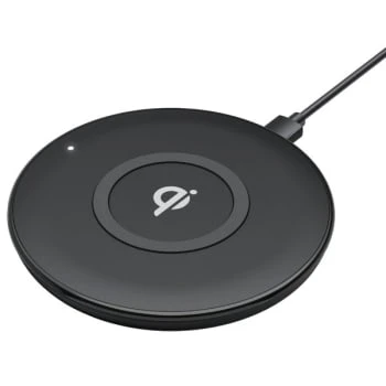 Teleadapt On-Desk Qi Wireless Charger, With Anti-Thief Features, Black 1 Teleadapt On-Desk Qi Wireless Charger, With Anti-Thief Features, Black