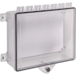 Safety Technology® NEMA 4X Polycarbonate Cabinet With Key Lock - Clear