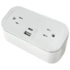 Brandstand Cubie Mini White - 2 Power Outlets And 1 Usb-A And 1 Usb-C Ports