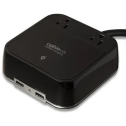 Brandstand Cubievia Wireless Charging Pad 2 Power Outlets With 2 Usb Ports