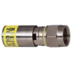 Klein Tools RG6/R6Q Universal Compression F-Connector (10-Pack)
