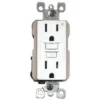 Leviton 15 Amp 125v Nema 5-15r Duplex Gfci Receptacle With Led, White