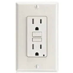 Leviton 15 Amp 2-Pole Receptacle Gfci Tamper-Resistant, Almond