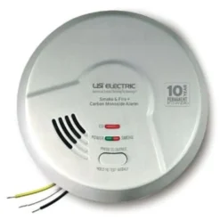 Usi Electric 3-In-1 Hardwired Smoke, Fire And Co Detector, Photo/ion Case Of 6