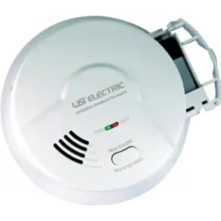 Usi Electric Hardwired Interconnected Smoke And Fire Detector W/battery Backup