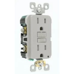 Leviton 15 Amp Smartlockpro Duplex Self-Test Tamper Resistant Gfci Outlet, Gray -Generic Luxor Shop 245938 DetailedProductView2 Lg