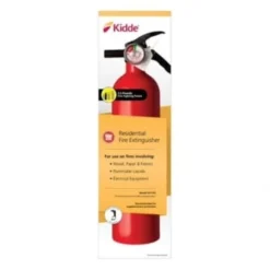 Kidde Basic Use Fire Extinguisher With Easy Mount Bracket & Strap, 1-A 10-B C, Dry Chemical, One-Time Use -Generic Luxor Shop 245959 DetailedProductView4 Lg