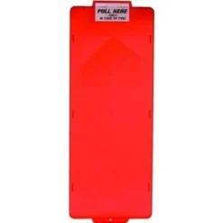 Brooks Equipment Mark Ii Series Fire Extinguisher Cabinet Cover, Red, Large