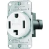 Hubbell Wiring 30 Amp 3-Pole 4-Wire 14-30r Range And Dryer Outlet, White
