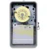 Intermatic T100 24-Hour Indoor/outdoor Mechanical Timer Switch Dpst, Gray/metal