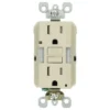 Leviton 15a Smartlockpro Duplex Guide Light And Tamper Resistant Gfci Outlet