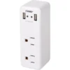Prime Wire & Cable® Pbusb242 Wall Tap Adapter, 2 Outlets With 2 Usb Ports