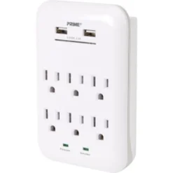 Prime Wire & Cable® 6-Outlet/USB Surge Protector