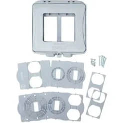 Taymac N3r 2-Gang Weatherproof "use Outlet Cover For Outdoor Outlet