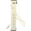 Leviton Hospital Grd Surge Protected 6-Outlet Pwr Strip, 6 ', 15a, Beige