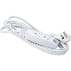 Prime Wire & Cable® Spt-2 10 Ft 16-Gauge 13 Amp Indoor Power Extension Cord (White)