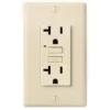 Faith Gfci Outlet 20a 125v Self-Test Ivory W/ Wall Plate Included Package Of 10