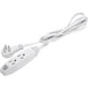 Prime Wire & Cable® SPT-2 6 Ft Power Extension Cord (White)