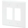 Maintenance Warehouse® 2-Gang Decorator Switch Jumbo Wall Plate (10-Pack)