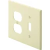 Hubbell 2-Gang Combination Wall Plate (25-Pack)