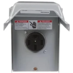 Siemens 50 Amp Outdoor Enclosed Panel With 14-50r Receptacle