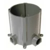 Raco 98 Cu In Non-Metallic Pvc Floor Box For Concrete Pour W/ 3/4& 1hubs