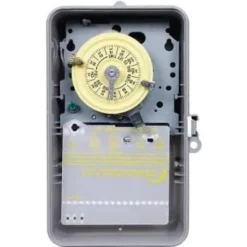 Intermatic T100 120v 24-Hr Indr/outdr Timer Switch Dpst Gray, 660w, 2hp