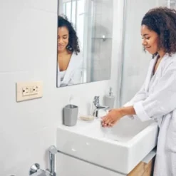 Faith 20-Amp 125-Volt Gfci Duplex Outlet, Tamper Resistant, Ivory Package Of 10 -Generic Luxor Shop 318066 DetailedProductView1 Lg