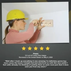 Faith 20-Amp 125-Volt Gfci Duplex Outlet, Tamper Resistant, Ivory Package Of 10 -Generic Luxor Shop 318066 DetailedProductView3 Lg