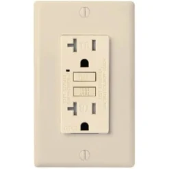 Faith 20-Amp 125-Volt Gfci Duplex Outlet, Tamper Resistant, Ivory Package Of 10