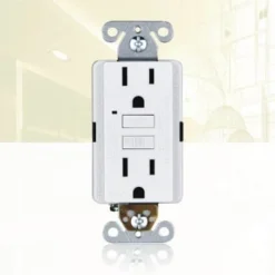 Faith 15a 125v Gfci Dplx Outlt W/ Indicator Lt & Wall Plate, White Package Of 10 -Generic Luxor Shop 323628 DetailedProductView4 Lg