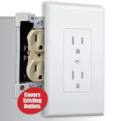 TAYMAC MASQUE 1-Gang Plastic Toggle To Decorator Wall Plate, White, Package Of 5 -Generic Luxor Shop 328071 w DetailedProductView10 Lg